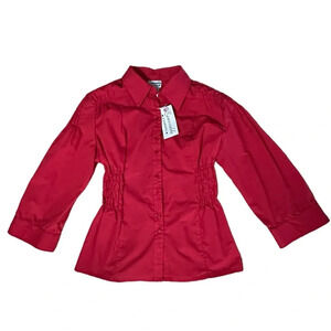 NWT Esmeralda Fashions button down shirt for women, size large